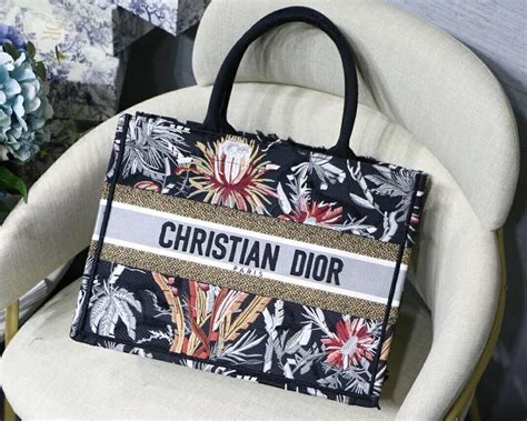 christian dior book tote floral|dior book tote personalized.